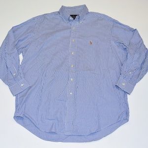 Mens 16 1/2 x 34 RALPH LAUREN Yarmouth Dress Shirt